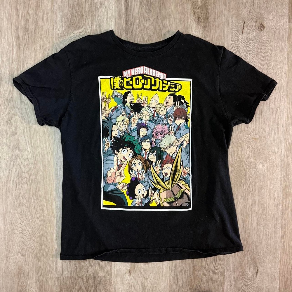 Official My‎ Hero Academia Class 1-A Group Graphic Tee Size XL